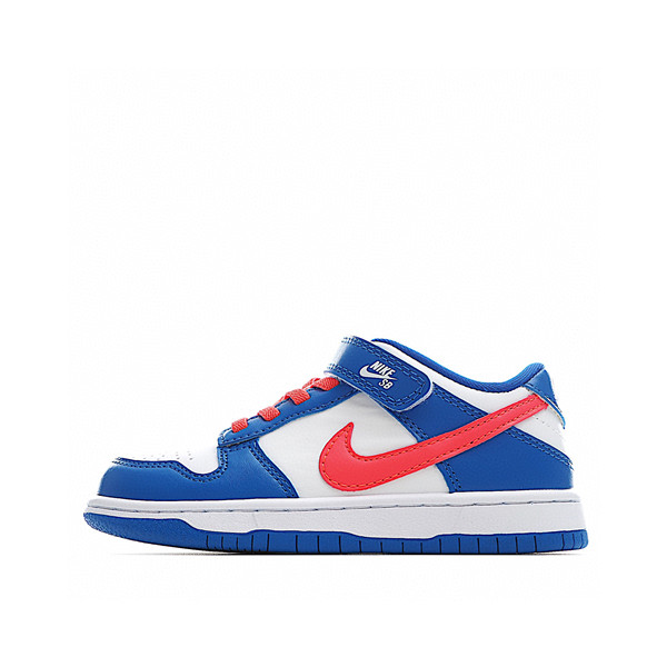 Youth Running Weapon SB Dunk Blue/White Shoes 022